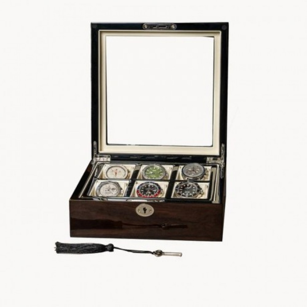 Lacquered Wood Watch Box