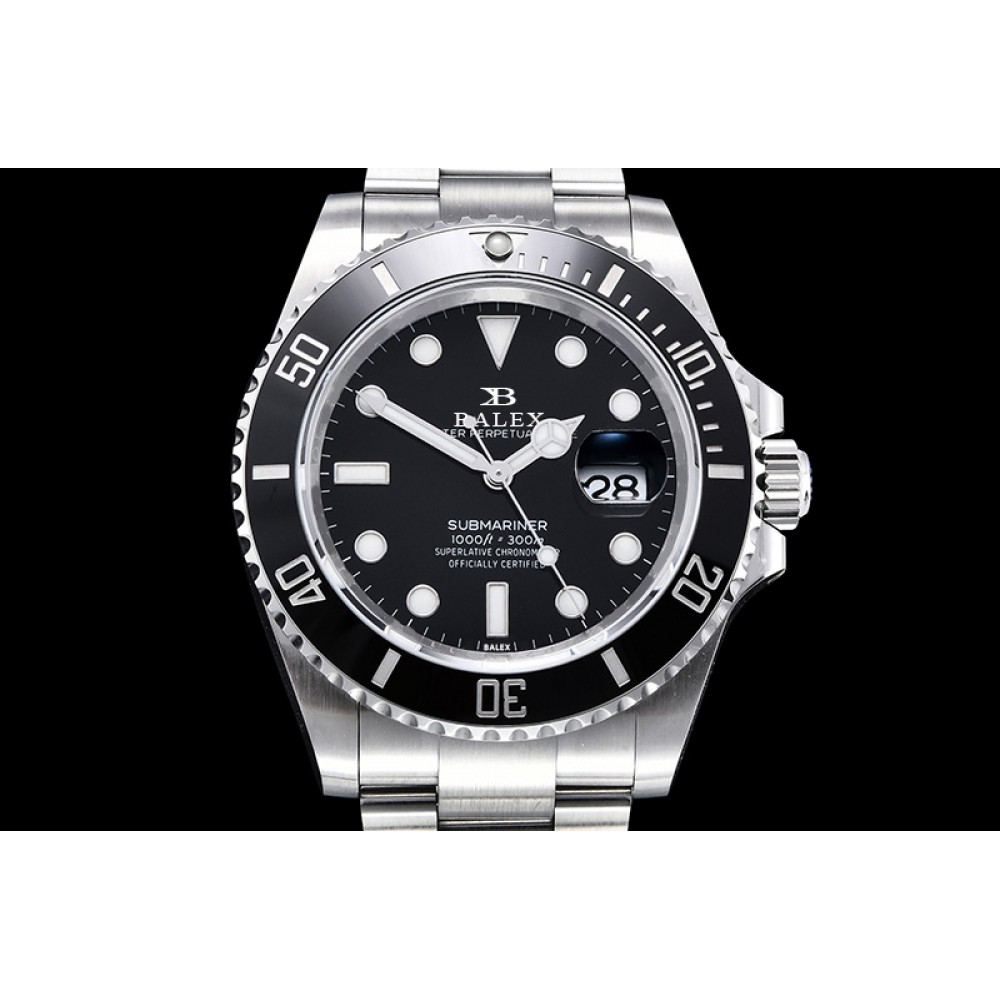 BALEX BLACK DIVER WATCH [REFURBISHED]