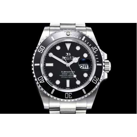 BALEX BLACK DIVER WATCH [REFURBISHED]