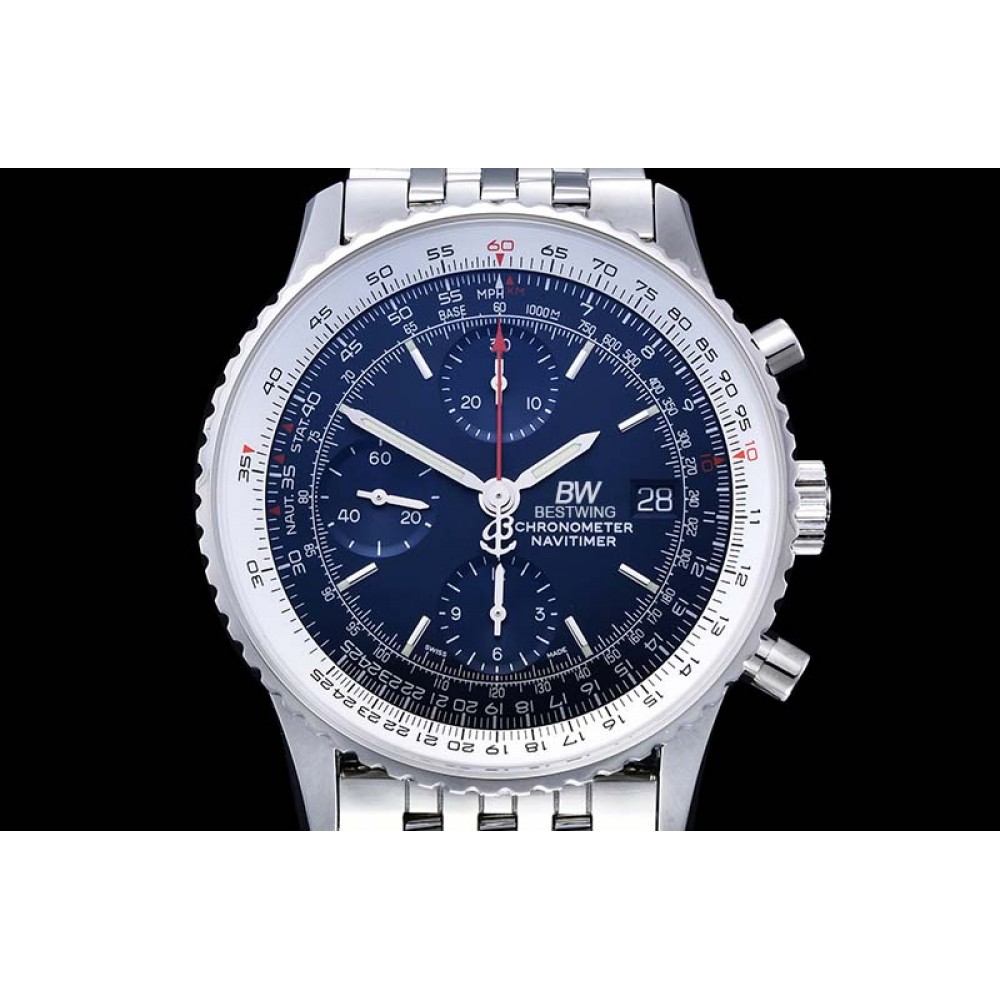 BESTWING NAVY BLUE CHRONOGRAPH WATCH [REFURBISHED]