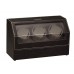 Black Leather 3 Watch Winder