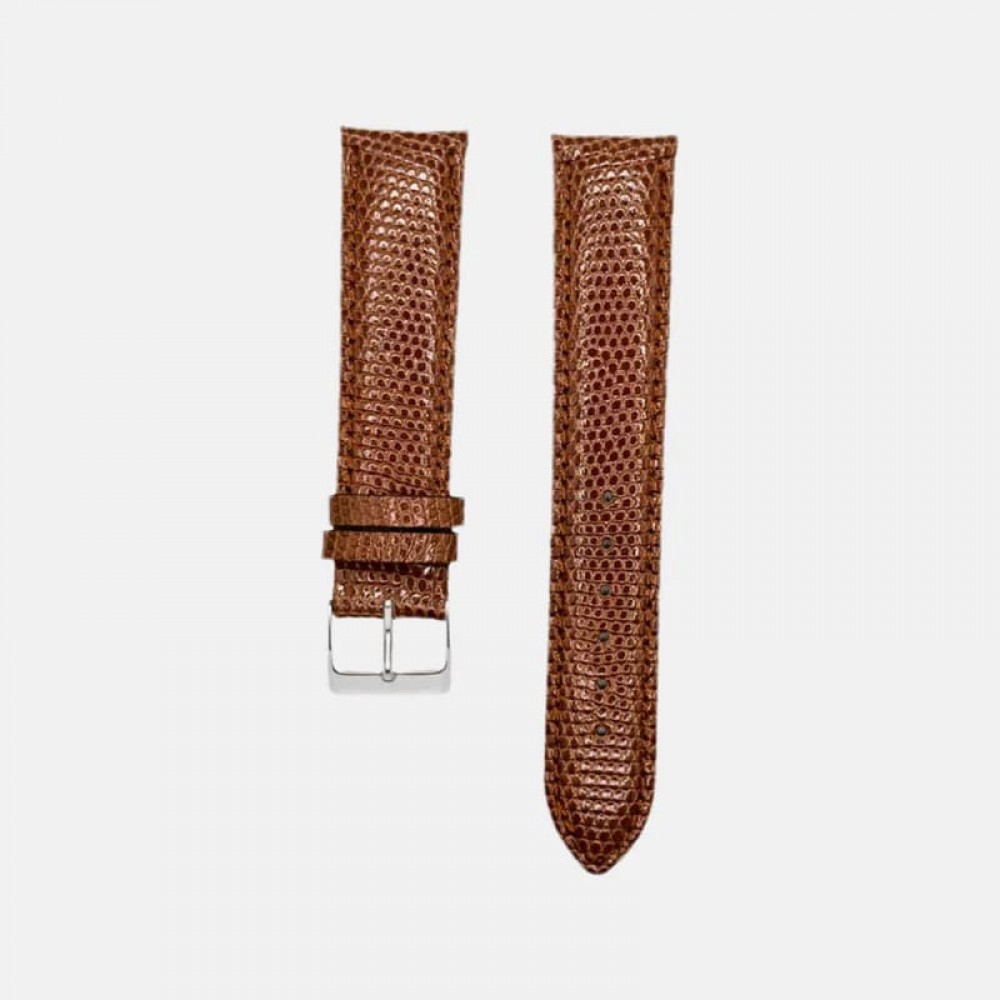 Genuine lizard leather watch strap