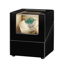 Single Automatic Watch Winder with Wood Shell Piano Paint Exterior