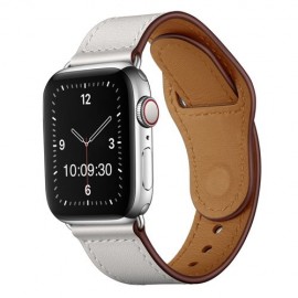 Stitched Leather Apple Watch Strap