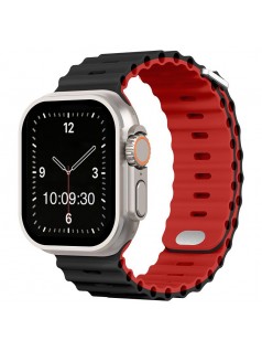 Silicone Ripple Duo Colour Apple Watch Strap