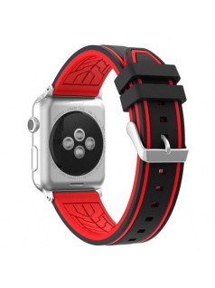 Lined Silicone Sports Apple Watch Strap