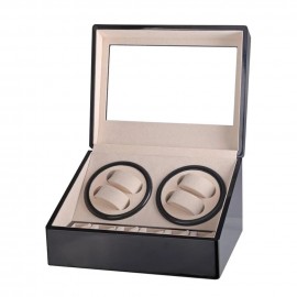 AUTOMATIC WATCH WINDER IN WOOD 4 SLOTS
