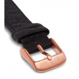 16MM BRUSHED BLACK BUCKLE